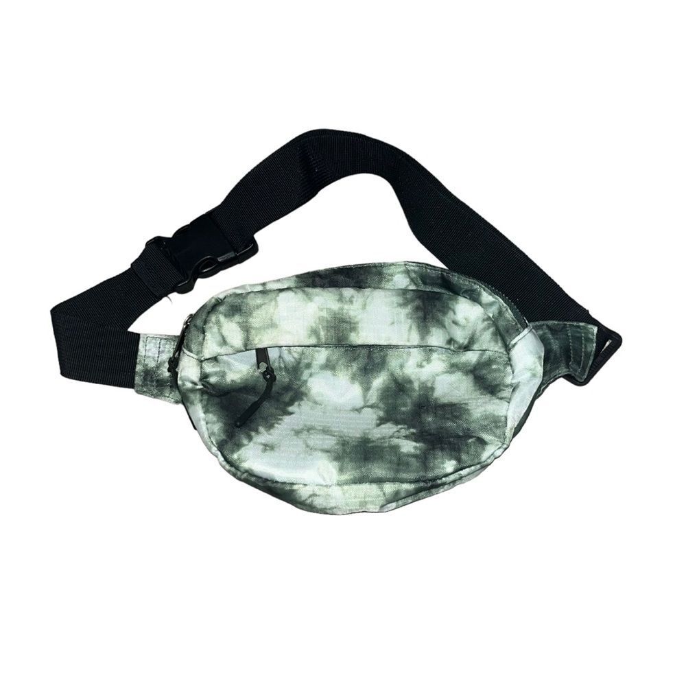 Green Tie Dye Belt Bag